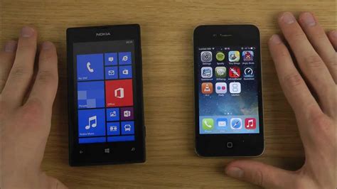 Nokia Lumia 520 Vs Iphone 4 Ios 7 Beta 4 Which Is Faster Youtube