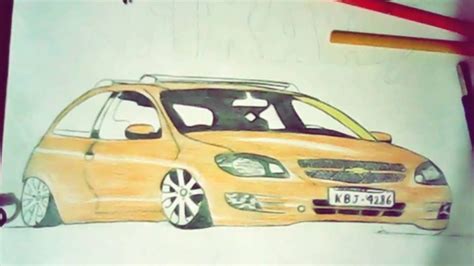 DESENHO DE CARROS REBAIXADOS YouTube