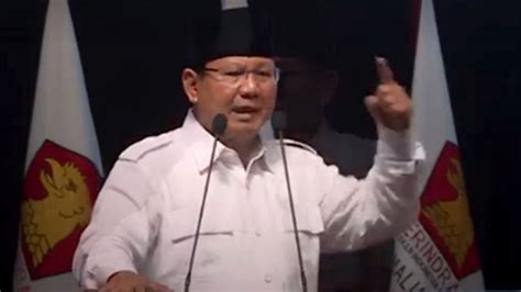 Penjelasan Hingga Permintaan Maaf Prabowo Subianto Soal Tampang