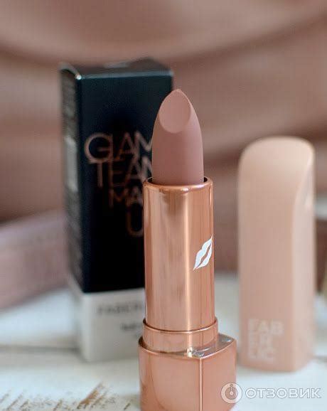 Отзыв о Пудровая помада для губ Faberlic Soft Nude Приятна текстура отличный цвет матовая