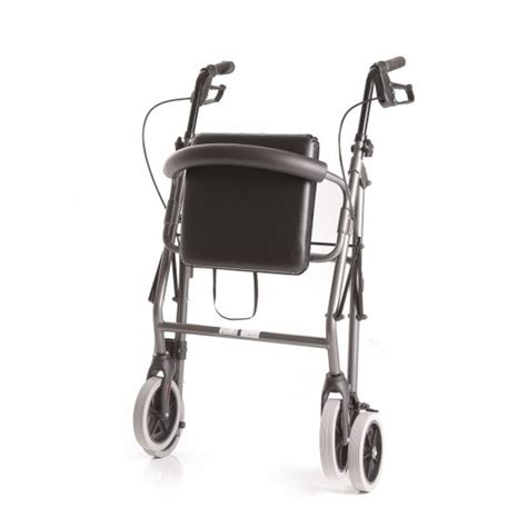 Deambulatore Rollator Per Anziani Pieghevole In Alluminio Ruote