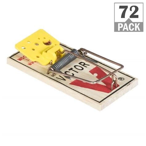 Victor Easy Set Mouse Trap 72 Pack M325 The Home Depot