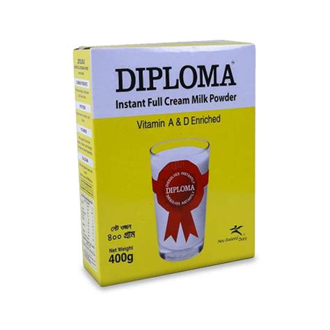 Diploma Instant Full Cream Milk Powder 400gm Bib T Items