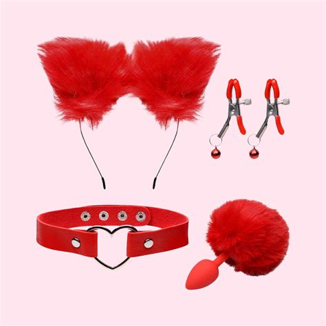 Kit Tiara Plug Anal Pompom Itens V Nus Sex Shop