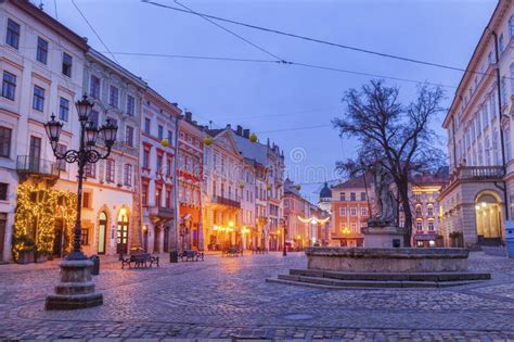 Old town of Lviv stock image. Image of city, architecture - 174450237