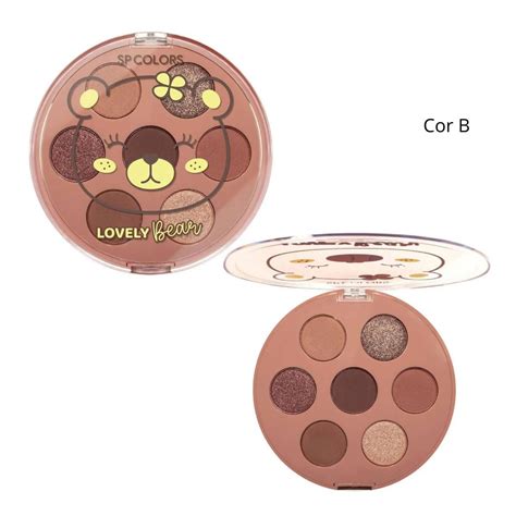 Paleta De Sombras Cores Lovely Bear Sp Colors Em X Sem Juros