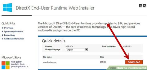 Ways To Install Directx Wikihow