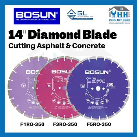 FREE SHIPPING BOSUN 14 350MM Diamond Wheel Disc Blade Cutting