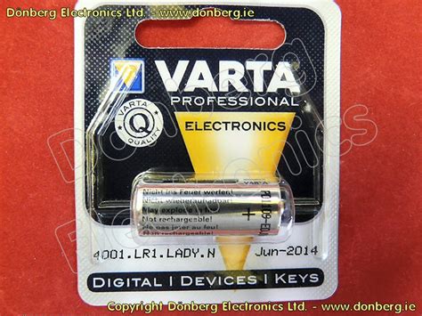 Batteries: LR1 - LR1-N 1.5V ALKALINE BATTERIE