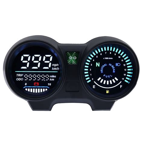 Painel Digital LED Eletrônico RPM De Motocicletas Velocímetro Para O