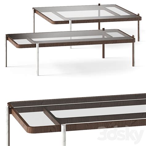 Turri Vision Coffee Tables Table D Model