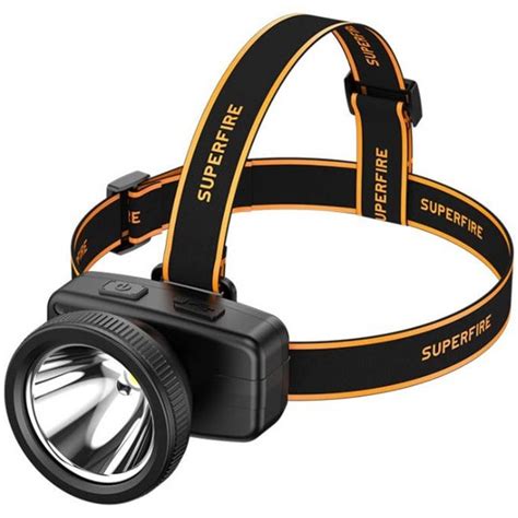 Lanterna Led Pentru Cap Superfire Hl W Lm Incarcare Usb C