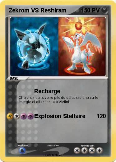 Pok Mon Zekrom Vs Reshiram Recharge Ma Carte Pok Mon