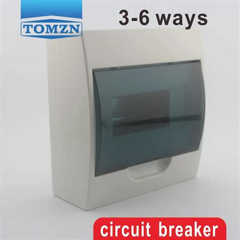 Ways Plastic Distribution Box For Circuit Breaker Indoor On The Wall