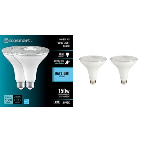 EcoSmart 150 Watt Equivalent PAR38 Spot Light Energy Star Dimmable CEC