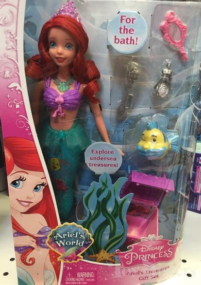 Disney Mattel 4 Little Mermaid Ariel S Treasures T Set Toy Sisters