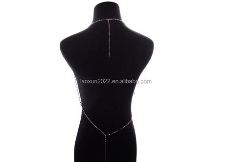 New Arrivals Crystal Sexy Bra Chest Chain Shinning Rhinestone Beach Bikini Belly Chain Women