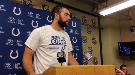 Colts Qb Andrew Luck Gb Postgame Youtube