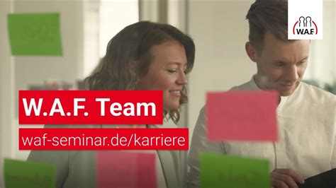 Mitarbeiter Marketing W A F Karriere Youtube