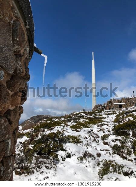 Mt Wellington Snow Storm Stock Photo 1301915230 | Shutterstock