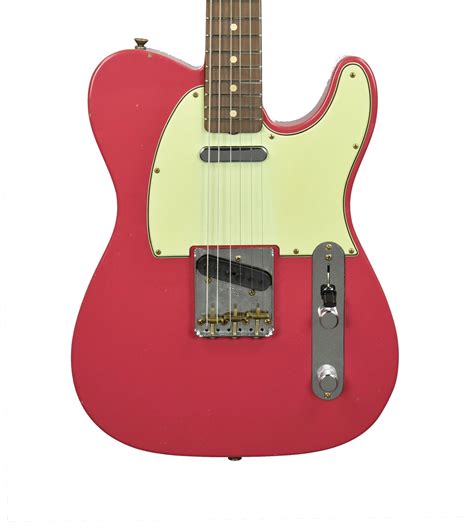 Fender Custom Shop 61 Telecaster Journeyman Relic In Faded Dakota Red Cz556959 The Music Gallery