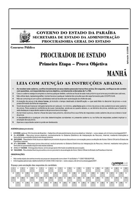 PDF Folha De Respostas PROVA OBJETIVA Flaviotartuce Adv Br UnB