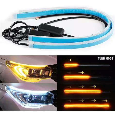 Kit Tubo Led Flexível Angel Eyes Drl Farol Carros E Motos R 120 00