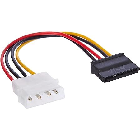 Akyga AK CA 17 Câble adaptateur Molex vers SATA femelle HDD SSD 15 cm