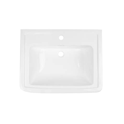 Wholesale Rectangle Glassy White Lavatory Sanitary Ware Cloakroom