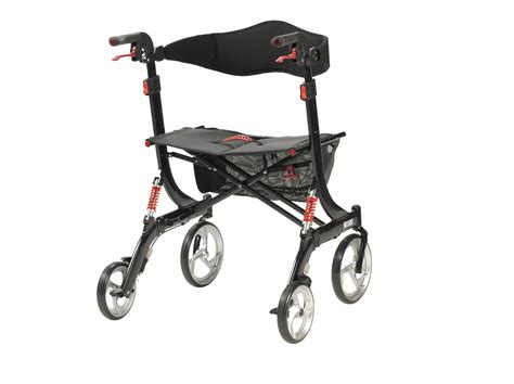 Free Shipping Drive Medical Nitro Euro Style Rollator Rolling Walker