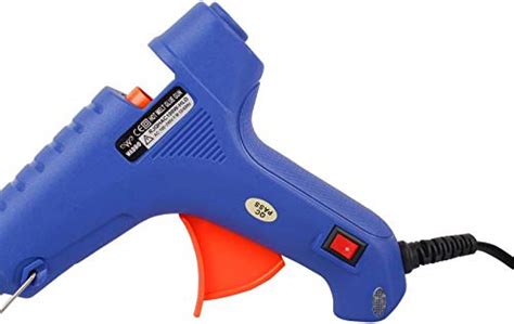 CETC PVC W Hot Melt Glue Gun With Sticks Triple Power Rapid Heating And Quick Melt Blue
