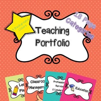 Teaching Portfolio by Learn It Live It Love It | TPT