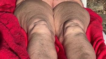 Fan Request Granny Naked In Sun Shows Dirty Rough Soles Toes Gilf