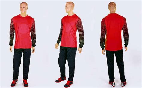 Форма футбольного вратаря FIRST CO-018-R (PL, р-р L-XXL, красный) Код ...