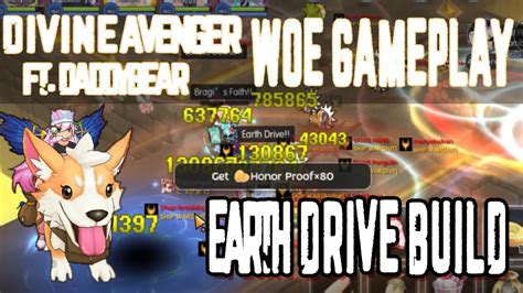 Earth Drive Build Ragnarok Mobile Divine Avenger Daddybear