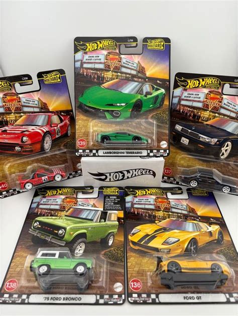 Hot Wheels Premium Boulevard Komplettes Set Neu Und