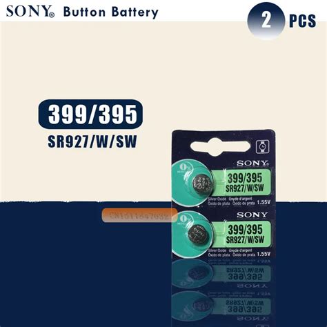 2pc Sony 100% Original 395 SR927SW 399 SR927W LR927 AG7 1.55V Watch ...