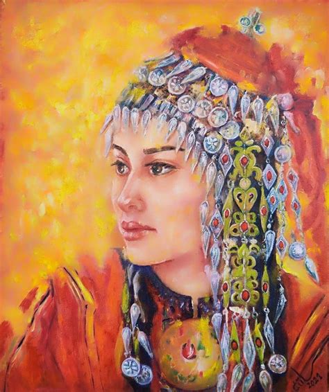 ,,Туркменка,, 60/50х.м.2021г | Art