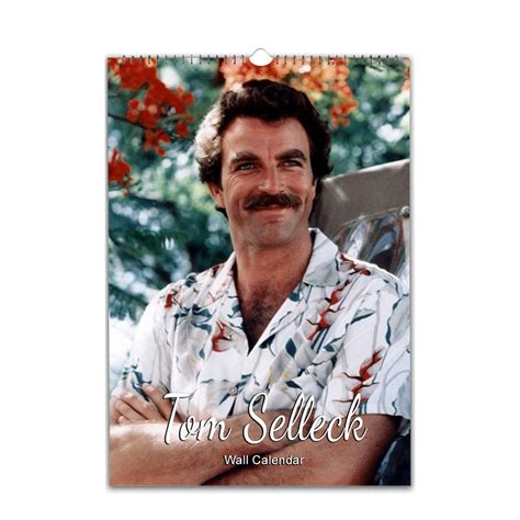 Tom Selleck Choose Start Month Personalised Wall Calendar Etsy