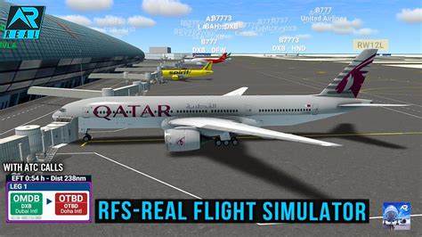 RFS Real Flight Simulator Dubai To Doha Full Flight Boeing777 200