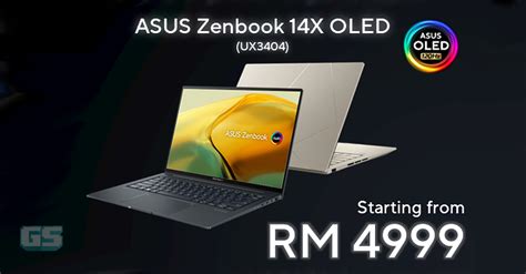 Laptop Asus Zenbook X Oled Kini Tersedia Di Malaysia Harga