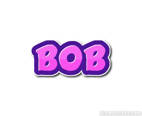 Bob Logo | Free Name Design Tool from Flaming Text