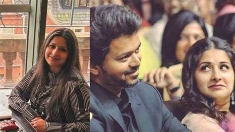 Latest Picture Of Thalapathy Vijays Wife Sangeetha Makes Rare