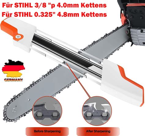 In Feilenhalter Sch Rfset Feilger T Werkzeugs Fit Stihl Mm