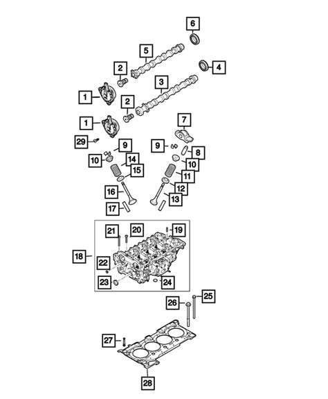 Mopar Cylinder Head Gasket Ac Mopar Oem Parts Outlet