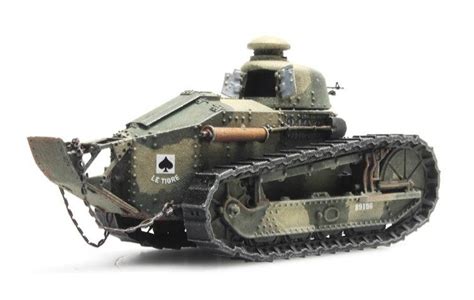 Czołg Renault FT 17 Le Tigre 1940 Gotowy Model H0 1 87 Artitec