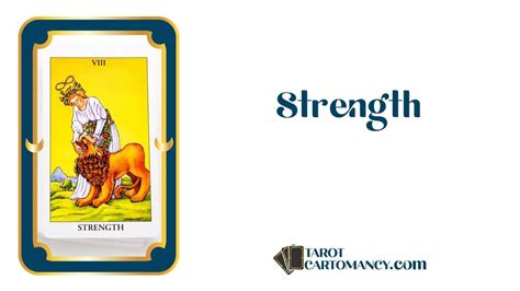 Strength Tarot Card Meaning Viii Unleashing Inner Power