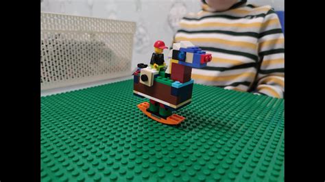 ЛЕГО поделки. Лошадка-неваляшка - YouTube