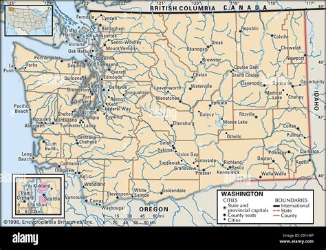 Show Map Of Washington State