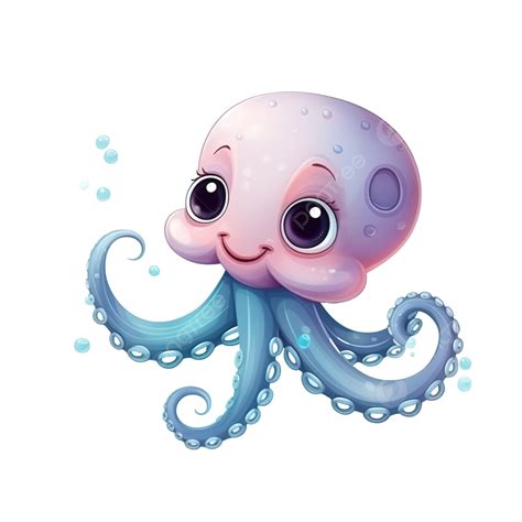 Linda Ilustración De Pulpo Para Dibujos Animados De Niños Png Dibujos